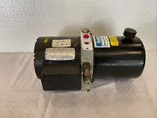 Haldex Barnes Hydraulic Pump 11496 111-219 And Motor 1 Hp 230/460V 3PH 3150rpm