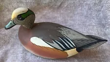 Oliver Lawson duck decoy -- BaldPate-male from The Duck House, Rumbley Maryland