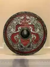 Medieval Shield Viking Shield 30" Wooden Shield Heavy Metal Fitted