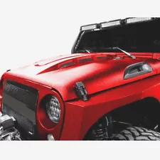 for 2007-2018 Jeep Wrangler Rubicon JK JKU heat extract Vented AVG Steel Hood