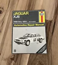 1988-1994 JAGUAR XJ6 Haynes Repair Manual 49011 (For: 1993 Jaguar XJ6)