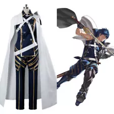 Fire Emblem Awakening Prince Chrom Combat Outfit Suit Cape cosplay costume