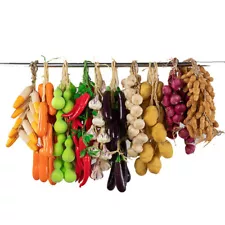 Artificial Vegetable Hanging String Onion Garlic Fake Food Party Home Decoration