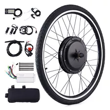 VIRIBUS 1000W 26" eBike Front Wheel Conversion Kit 48V Motor Electric Bike