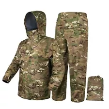 Camo Rain Suit - Rain Gear for Men Waterproof, Lightweight Rain XX-Large Cp