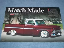 1964 Chevy C10 Pickup Article "Match Made" Short Bed Fleetside Big Window