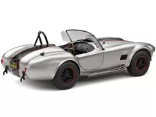 1965 Shelby AC Cobra 427 MKII Custom Silver Metallic with Red and Black Stripes