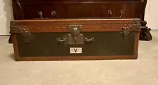 Vintage Louis Vuitton Monogram Steamer Travel Trunk Needs Some Restoration