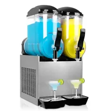 Commercial Slush Machine for Frozen Drinks 1050W Slushy Maker Margarita Machines