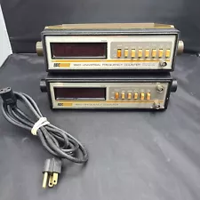 B&K Electronics 1820 + 1850 Universal Frequency Counters Power Tested