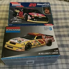 1994,1996 monogram 1/24 model car kits open boxs 2 for sale