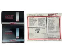 1997 GMC Sierra Owners Manual & Original Dealer Window Sales Sticker