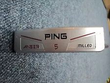 PING ANSER 5 Milled 35" Black Dot Straight Putter, RH w/ Head Cover