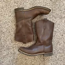 Red Wing Pecos 1178 Mens 9 Workwear Boots Brown Oil Resisting No Box Used