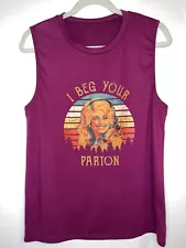 Dolly Parton Purple Tank M