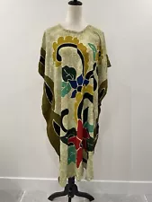 Sari Amerta Batik Collection Kaftan Dress Maxi Cover-up India Dress