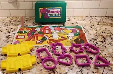 Play-Doh set Barney Play-box Tactile Learning Cut Outs, Figure Maker, Roller Map