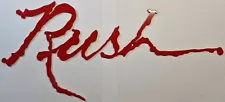 RUSH Hemispheres Logo Badge Memorabilia. New, huge, 500mm!