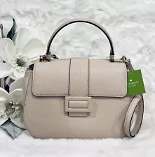 Kate Spade Beige Leather Purse Crossbody SUMMER SALE 80% Off Retail NWT