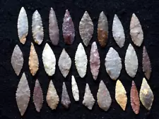 27 common, ovate Sahara Neolithic projectile points/tools