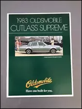 1983 Oldsmobile Cutlass Supreme Calais Cruiser Canada Sales Brochure Catalog