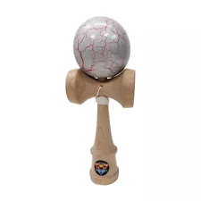 Bahama Kendama Grand Bahama Kendama - Grey and Red Crackle