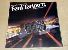 Vintage Original 1972 Ford Gran Torino Sport Sales Catalog Brochure