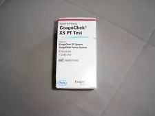 Roche COAGUCHEK XS PT 6 TEST STRIPS INR WITH CHIP EX 03/31/2025 SEALED BOX NIP