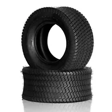 2pcs 24x9.50-12 Lawn Mower Garden Tractor Turf Tires 4 Ply Max Load: 1500Lbs