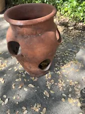 English 1930’s Terra Cotta Strawberry Planter