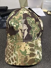 Kryptek Camo Adjustable Baseball Cap W/Hillcorp Logo GUC