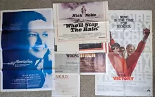 ** (8) (ORIGINAL) Movie Posters (27x41, Folded w/ Damage) AM-69