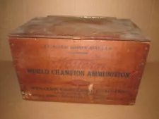 Vintage Western Cartridge World Champion Ammo Super 12 GA. Old Wood Crate Box