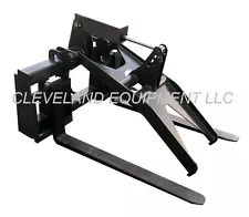 NEW ADJUSTABLE FORK GRAPPLE ATTACHMENT Skid Steer Loader Takeuchi Case Gehl root