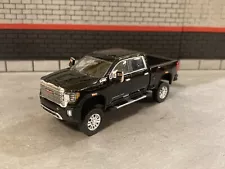 2022 GMC Sierra 2500 HD Lifted 4x4 Truck 1/64 Diecast Custom Duramax Greenlight