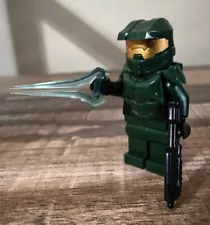 **NEW** LEGO Minifigure With Master Chief Halo Spartan Custom Accessories