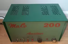 Maco 200 Amateur Transmitter Linear Amplifier With Tubes.