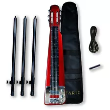 TARIO Lap Steel Guitar 6 String Slotted Head Stock Electric Slide Guitars