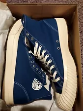 pf flyers mens grounder hi blue size 12 new with box