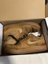 Nike Air Force 1 Flax/Wheat Gum Size 10.5 2019/2022 With Box