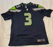 Nike Seattle Seahawks Russell Wilson #3 On Field Football Jersey Mens XL NFL