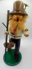 Original Vintage Steinbach S 944 "The Mountain Man" Wooden Smoker from 1980s