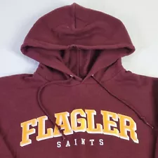 Champion Hoodie Flager Saints Logo Burgundy Hooded Sweatshirt Mens Jersey Size M