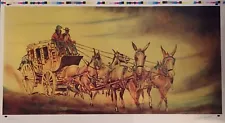 William Verdult " Stagecoach" Limited Edition Lithograph, hand signed w/COA