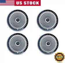 New Wheel Covers Snap On Full Hub Caps Fit R15 Tire & Steel Rim Set of 4 (For: 2003 WRX)