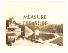 C.1920 PA HERSHEY PARK SLIDE LAKE AMUSEMENT PARK PHOTO F12