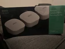 Eero Mesh Router (3 Pack) New 5,000 Sq Ft