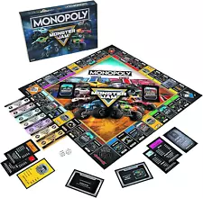 Monopoly: Monster Jam | Buy, Sell, Trade Iconic Trucks Including Grave Digger,