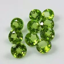 Natural Green Peridot 6mm Round Cut loose Gemstone for sale Wholesale lots