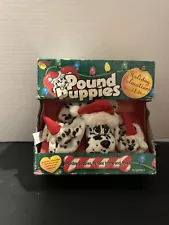 #9420 NIB Galoob Special Edition Pound Puppies Holiday Dalmatians Plush